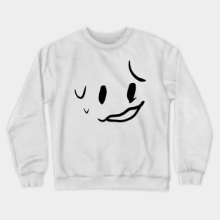 Concerned Face Crewneck Sweatshirt